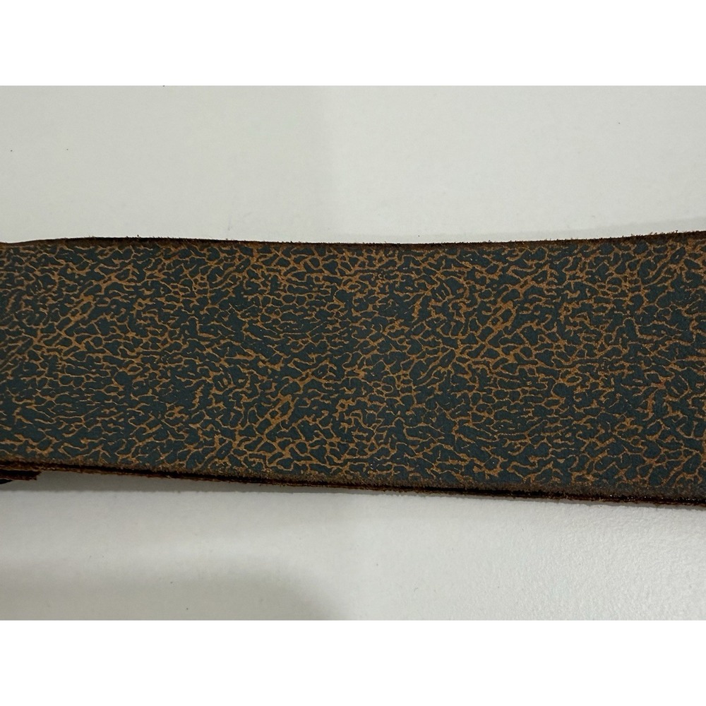 Ed Hardy Distressed Panther Graphic Leather Belt Men's Sz Small - Picture 10 of 10